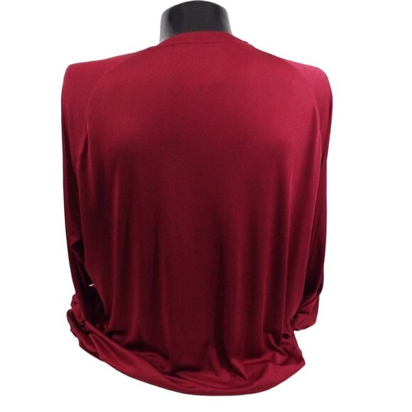 Reebok Red Crew Neck Athletic Pullover Long Sleeve T-Shirt – Men’s Size 2XL - Picture 3 of 9